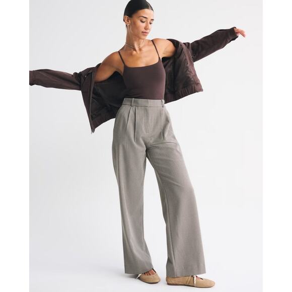 Abercrombie & Fitch Curve Love A&F Sloane Tailored Pant - 23 Long - Picture 2 of 5